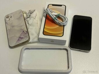 Apple iPhone 12mini 128GB Bílý  + obaly
