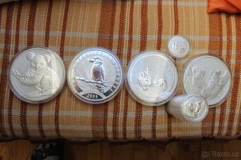 Prodám investiční stříbrné mince 1 OZ (31,1 g)