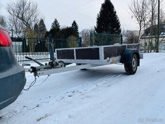 Přívěsný vozík za auto, nosnost 1t, SPZ, STK