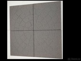 Slinutá dlažba 30 x 30 mm