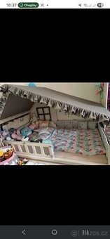 Domečková postel 120x200