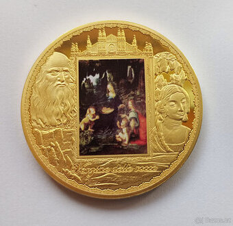 Pamětní medaile Leonardo da Vinci – Vergine delle Rocce