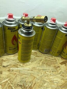 Mosazný hořák + 4x kartuš