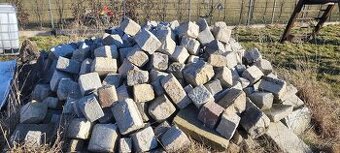 Žulové kostky, (velké střední),obrubníky