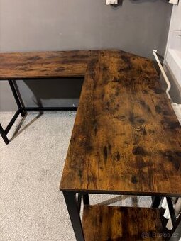 Rohový Rustikální Stůl