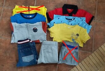 Sada oblečení vel. 110/116