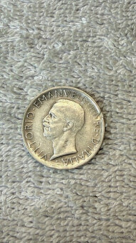 Stříbrná mince Itálie 5 Lire 1929 (Ag 835, 5g)