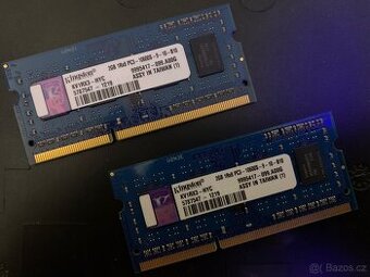 2x 2GB DDR3 Kingston 1333 (PC3-10600) 1.5V