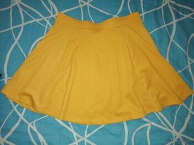 tepláková sukně, krásně žlutá, vel. L, FB sister