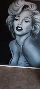 PORTRÉT AMERICKÉ STAR MARILYN MONROE
