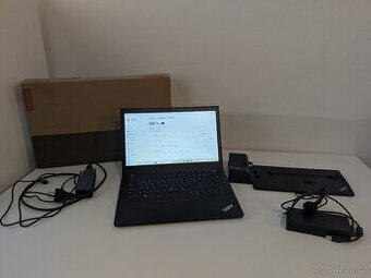 Thinkpad T480 dotykový + dockovací stanice