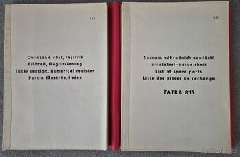 TATRA 815 seznam náhradních součástí