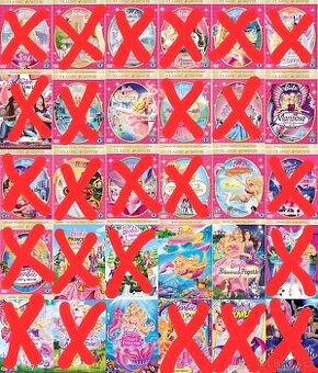 Koupím Barbie filmy na DVD