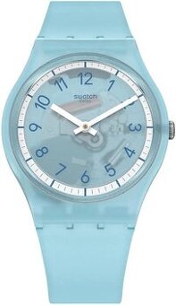 Nové dámské hodinky Swatch Lightblue Pay, PC 2 300,-