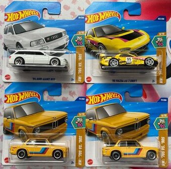 Hot Wheels, BMW, Audi, Mazda