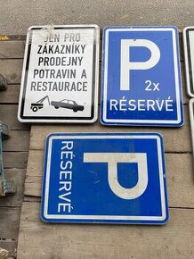 Dopravní značky, značení, parkování, dodatkové tabulky