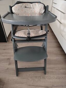 BEBECONFORT Timba Židlička rostoucí s podložkou Grey Mist