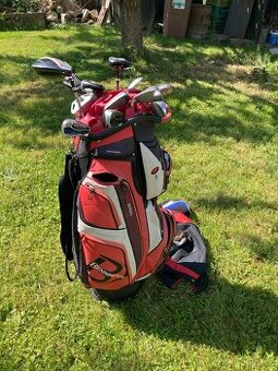 golfové hole, bag, vozík