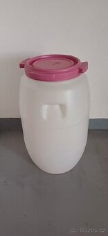 Barel plastový s víkem, šroubovací 60 l (k dispozici 37 ks)
