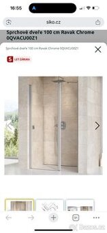 Sprchové dveře Ravak Chrome 100 cm – nové, rozbalené, nepouž