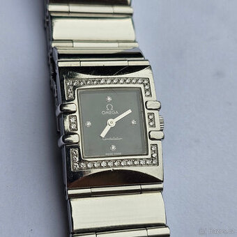 Omega Constellation Quadra s kamenmi