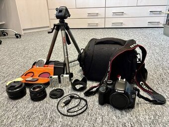 Canon EOS 550D + příslušenství