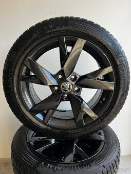 ŠKODA ORIG. LYRA 5X112 205/55 R17 ZIMNÍ PNEU CONTINENTAL