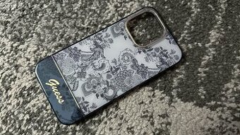 Kryt Guess na iPhone 14 PRO MAX - černobílý