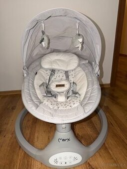 Elektronické dětské houpátko MoMi se síťkou proti hmyzu