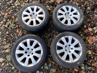 98. sada zimní alu kola 205/55 r16 5x112 VW Škoda
