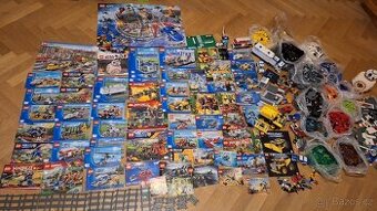 Velký MEGA MIX LEGO - PŘES 65 SETŮ vč. návodů Celkem 15kg