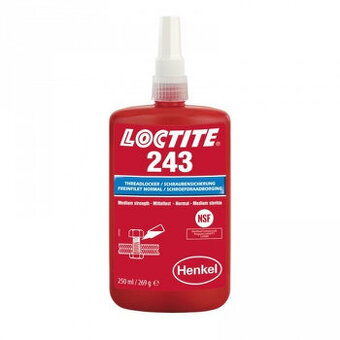 Loctite 243 - 250 ml, středněpevnostní, NOVÉ, NENAČÁTÉ