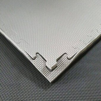 Tatami puzzle šedo - černá 105cm x 105cm x 3cm