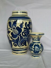 Ručně malované keramické vázy - 1