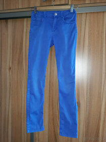 Krásné modré kalhoty H&M - 1