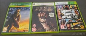 Hry pro Xbox 360 - GTA, Dead Space, Halo