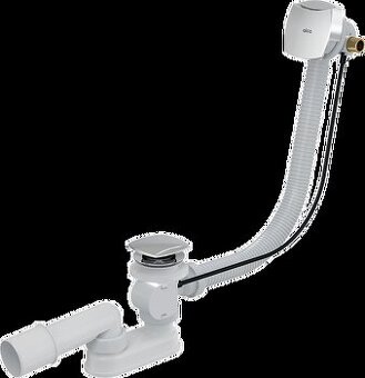 ALCAPLAST - Sifon vanový napouštěcí 60cm chrom/kov