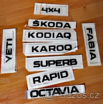 Napis na kapotu Skoda octavia fabia superb rapid