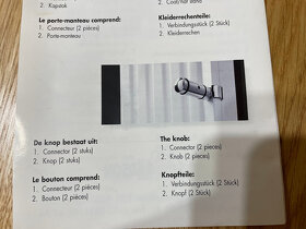 Háček/ háčky 2 kusy na otopné těleso/ žebřík - 1