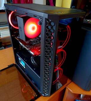 HERNÍ PC RYZEN 5 2600X/16GB DDR4/M.2 256GB+1TB/GTX 1070 8GB