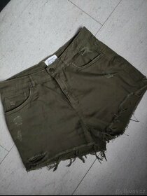 Trhané khaki šortky Terranova - 1