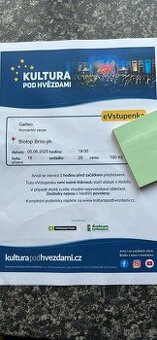 Vstupenky na Galileo -Kultura pod hvězdami