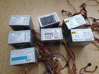 7x Zdroj, 400, 350 a 280w do PC. - Vše za 600kč.