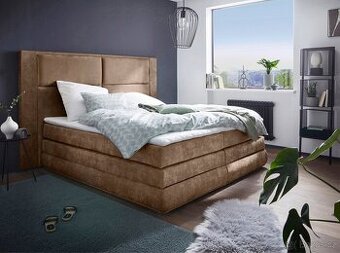Nová zabalena❗️Boxspring postel 180x200 Copenhagen