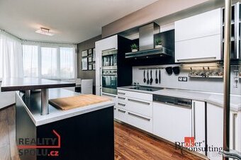 Pronájem, byty/3+kk, 82 m2, Labská louka 668/15, Třebeš, 500