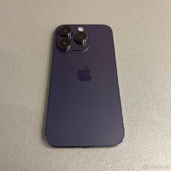 iPhone 14 Pro 256GB deep purple, bez škrábance, záruka