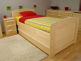 Zvýšená postel z masivu PAVLA SENIOR