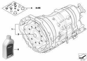 Bmw e65 730d automat převodovka