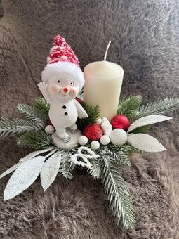 Vánoční dekorace, adventní svicny