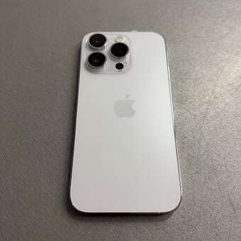 Jako nový iPhone 14 Pro 128GB bílý, rok záruka
